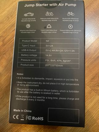 Arrancador y Bomba de Aire N5