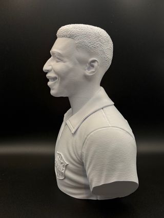 Busto pele brasil calcio 3D 25cm