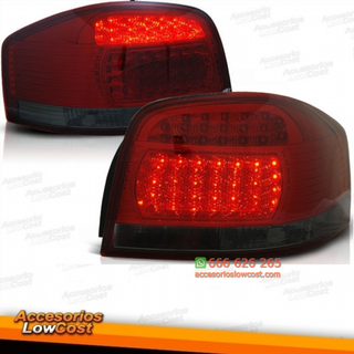 PILOTOS TRASEROS LED, rojo-ahumado (9/03-6/08)