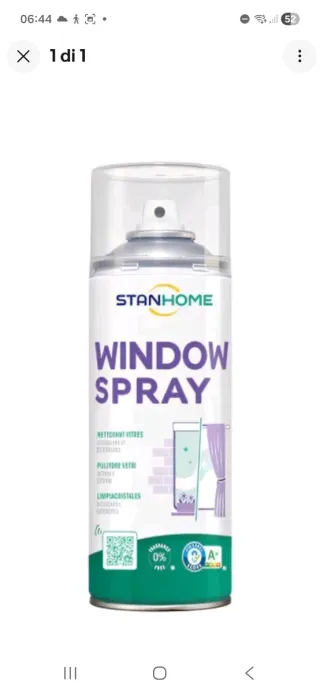 Stanhome Window Spray Detergente Vetri