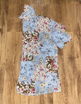 Blusa Vintage Estampado Floral