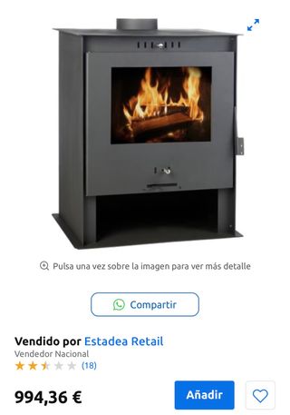 Estufa Leña Modelo Hogar 707 EcoDesign