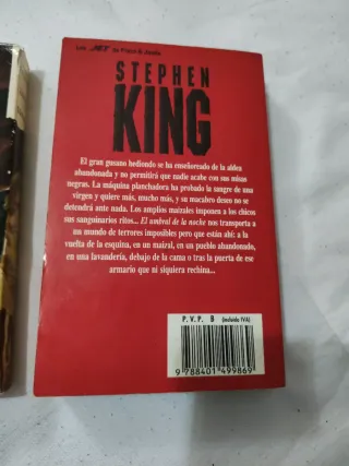 Dos libros ZAMORA Y GAMORA y STEPHEN KING