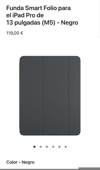 Apple Funda Smart Folio para el iPad Pro de 13 pulgadas (M5) - Negro