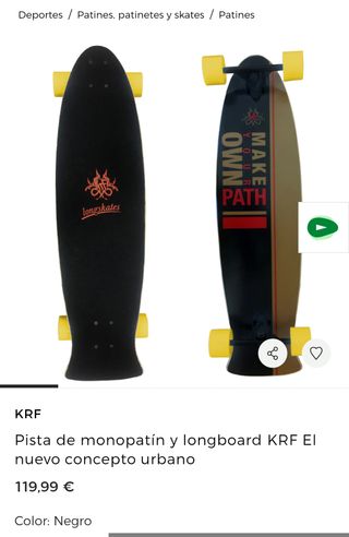 Pista de monopatín y longboard KRF El nuevo concepto urbano