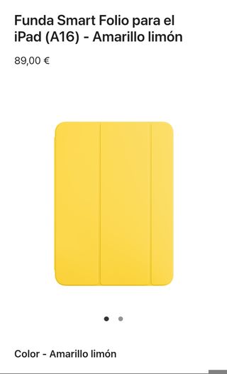 Funda Smart Folio para el iPad (A16) - Amarillo limón