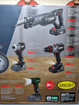 Pack Parkside Performance 20V