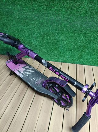 Patinete KRF Premier City 200 suspensión delantera morado