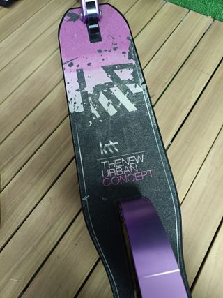 Patinete KRF Premier City 200 suspensión delantera morado