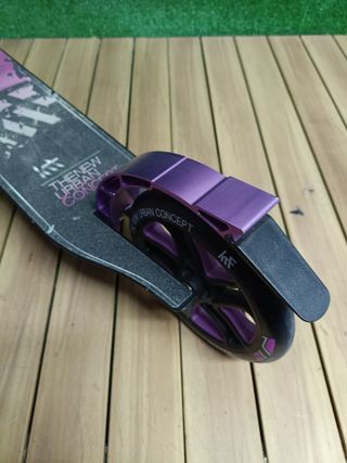 Patinete KRF Premier City 200 suspensión delantera morado