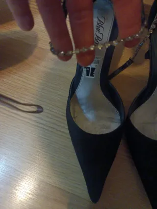 Lote 2 pares Zapatos de tacón salón talla 40