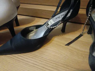 Lote 2 pares Zapatos de tacón salón talla 40