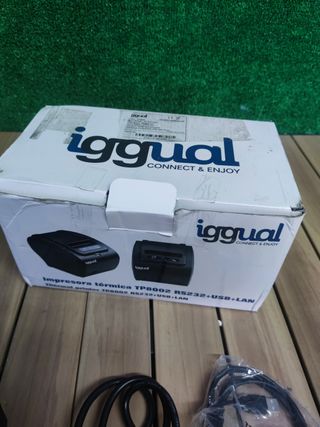 iggual Impresora Térmica de Tickets y Recibos TP8002 para TPV Y POS -Impresión 260mm/s. - Conexiones USB+RS-232+RJ45+RJ11.- Compatible :Windows, Android e iOS.- Emulación ESC/POS.- Rollos 57-80mm.