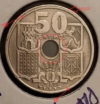 ERROR 50cents España 1949.est 51
