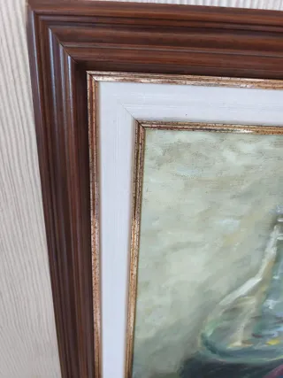 Cuadro al óleo bodegón