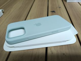 Funda de silicona con MagSafe para el iPhone 16 Pro Max - Aguamarina