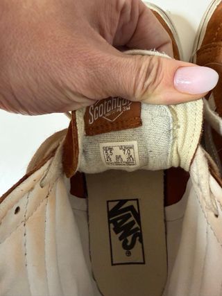 Zapatillas Vans Marrones y Blancas