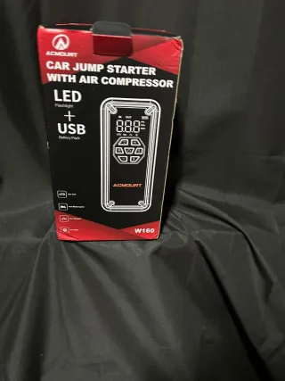 Arrancador Coche ACMOUNT LED + Compresor