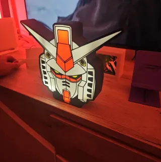 Lampada LED Testa Gundam