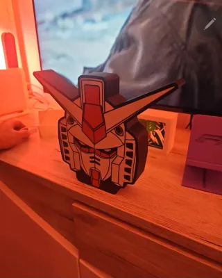 Lampada LED Testa Gundam