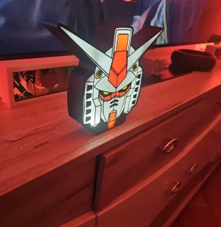 Lampada LED Testa Gundam