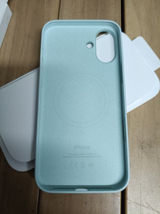 Funda de silicona con MagSafe para el iPhone 16 Plus - Aguamarina