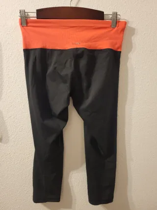 Mallas Adidas Climalite Negro/Naranja