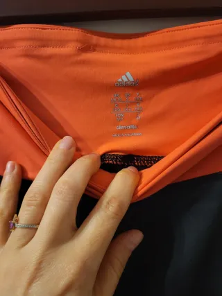 Mallas Adidas Climalite Negro/Naranja