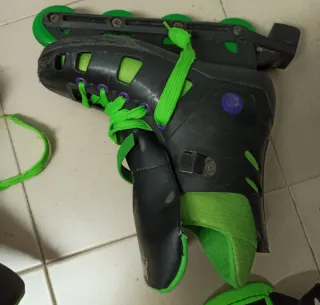 Patines en línea y protecciones