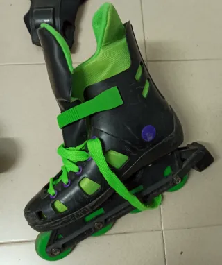 Patines en línea y protecciones