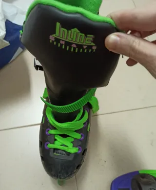 Patines en línea y protecciones