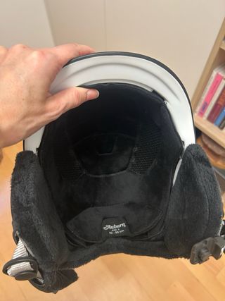 Casco de Nieve Negro