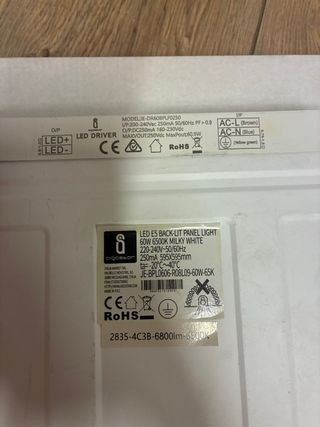 Panel LED Aigostar 5600lm 50W 6500K