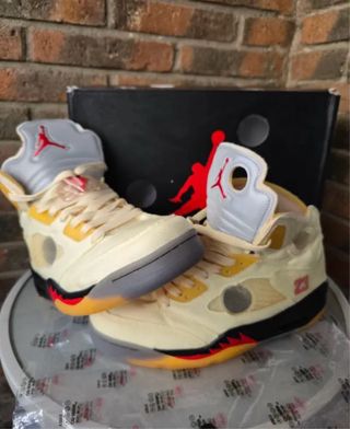 Jordan 5 Retro Off-White Talla 42