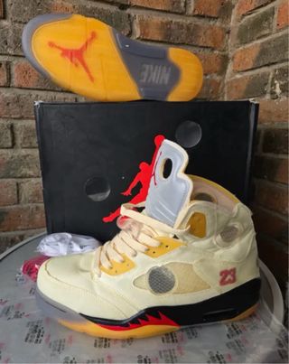 Jordan 5 Retro Off-White Talla 42