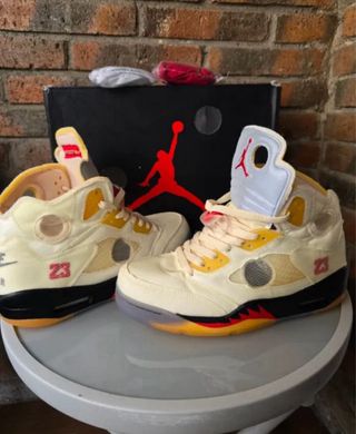 Jordan 5 Retro Off-White Talla 42