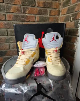 Jordan 5 Retro Off-White Talla 42