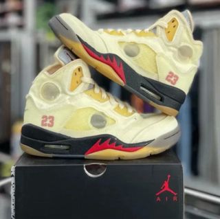 Jordan 5 Retro Off-White Talla 42
