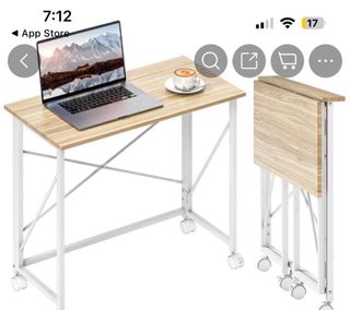Escritorio Plegable Nuevo Madera y Metal
