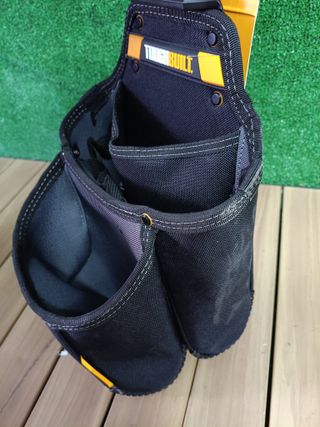 ToughBuilt - Bolsa organizadora para herramientas con múltiples bolsillos - Resistente, de primera calidad, duradera - Cinturones de trabajo y cubo con ClipTech™ patentados