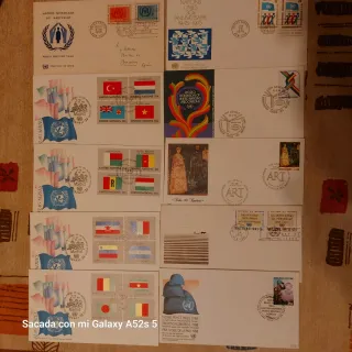 Lote Sellos ONU 10 SPD