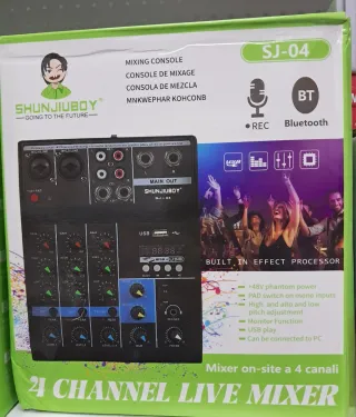 Mixer 4 canali SHUNJIUBOY SJ-04