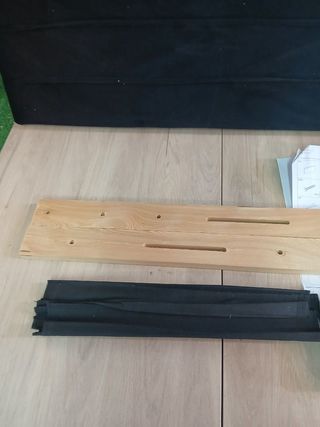 vidaXL Cabecero de terciopelo negro 90