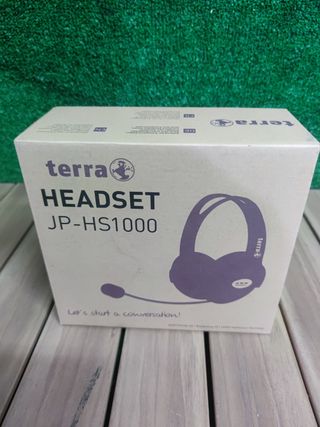 Auricolari TERRA JP-HS1000, cavo USB tipo A da 1,8 m, auricolari imbottiti (JP-TERRA HS1000)