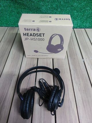 Auricolari TERRA JP-HS1000, cavo USB tipo A da 1,8 m, auricolari imbottiti (JP-TERRA HS1000)