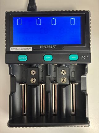 Caricabatterie VOLTCRAFT IPC-4 per batterie cilindriche