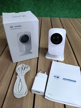 Jovision JVS-DA230 - Telecamera di sorveglianza (Telecamera di sicurezza IP, Interna, Wireless e cablata, Cubo, Scrivania, Bianco)