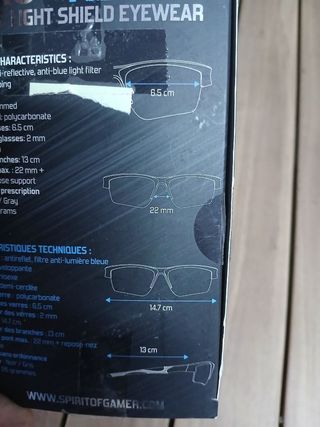 Occhiali Gaming PRO RETINA, Spirit of Gamer