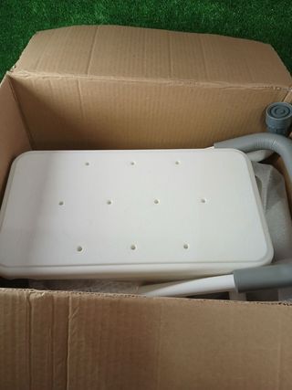 Taburete 2 escalones Rider blanco