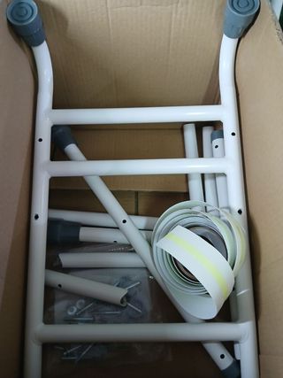 Taburete 2 escalones Rider blanco